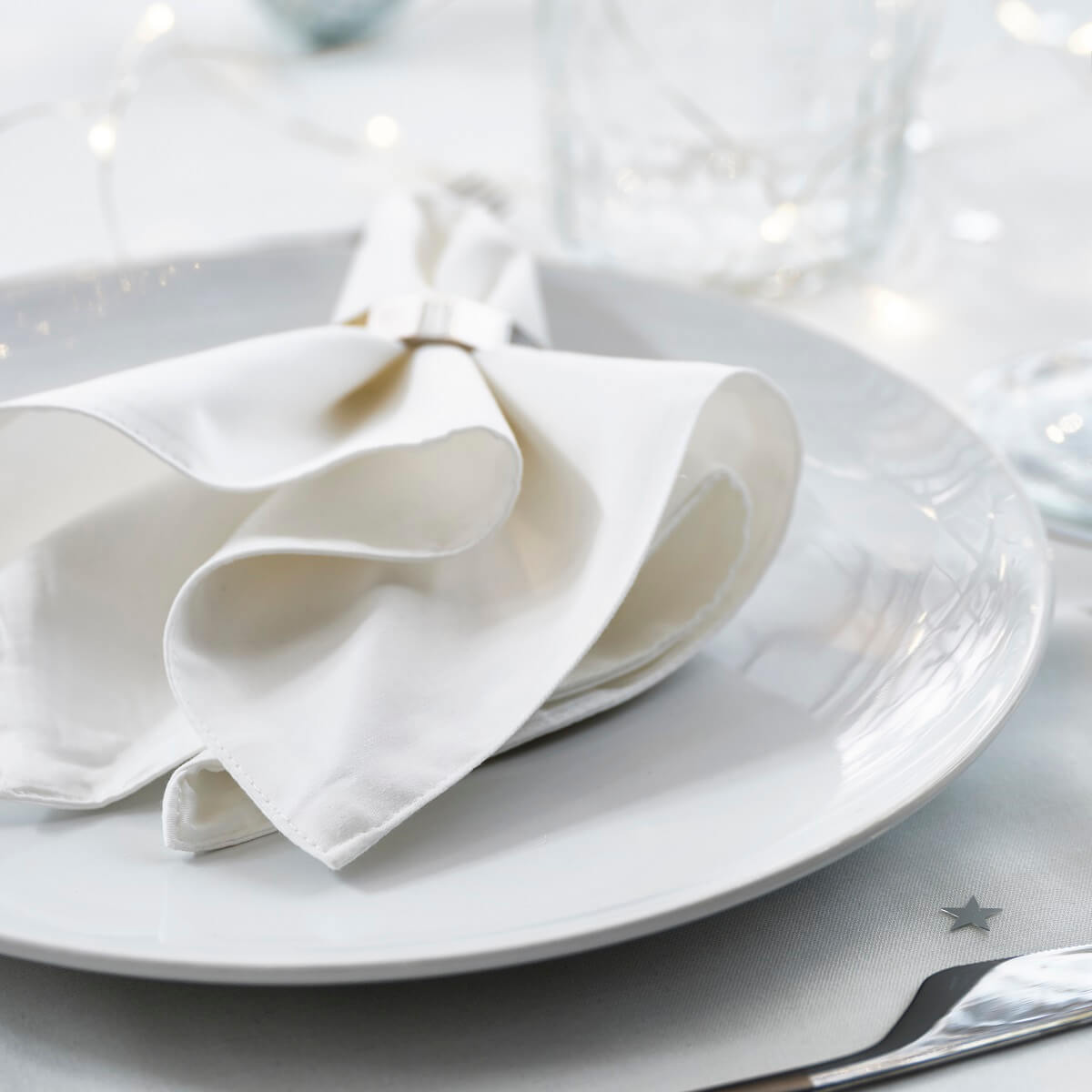 vaisselle blanche