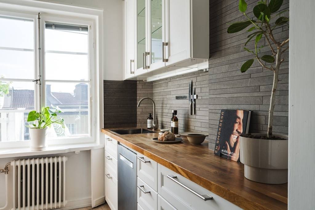 cuisine blanche et bois studio 32m2 cuisine blanche et bois studio 32m2