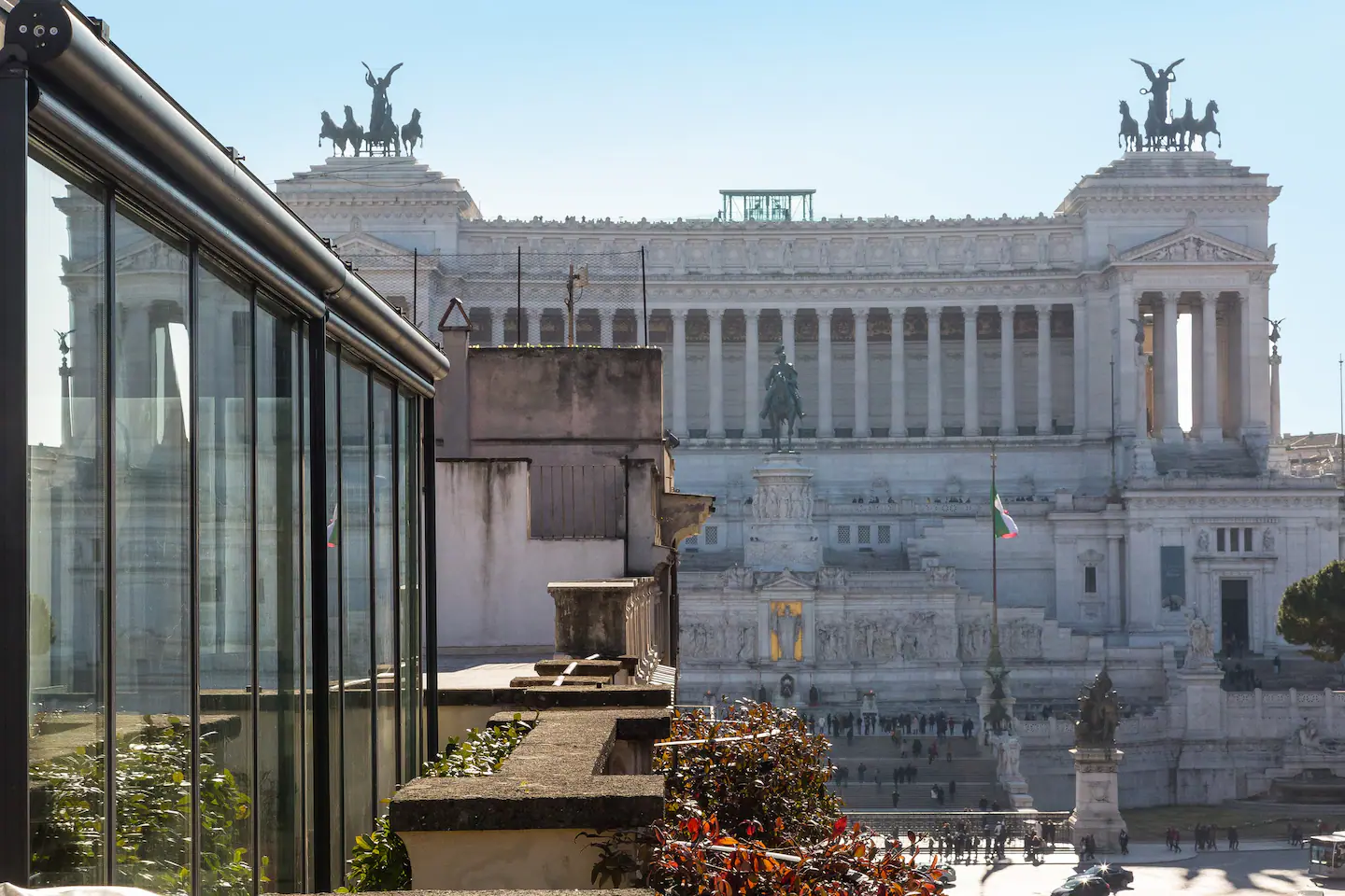 terrasse appartement Rome vue Piazza Venezia terrasse appartement Rome vue Piazza Venezia
