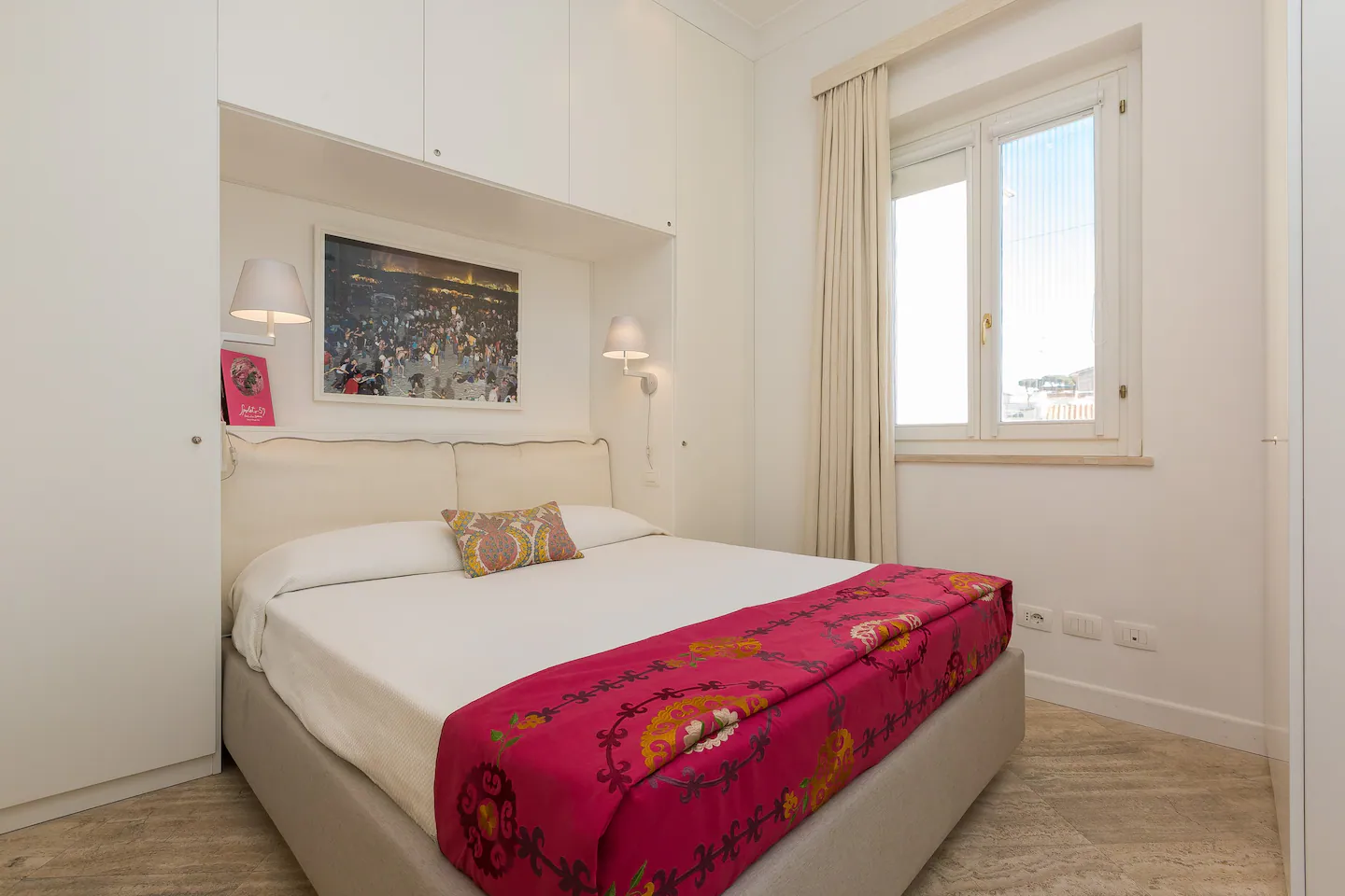 chambre décoration contemporaine appartement Rome chambre décoration contemporaine appartement Rome