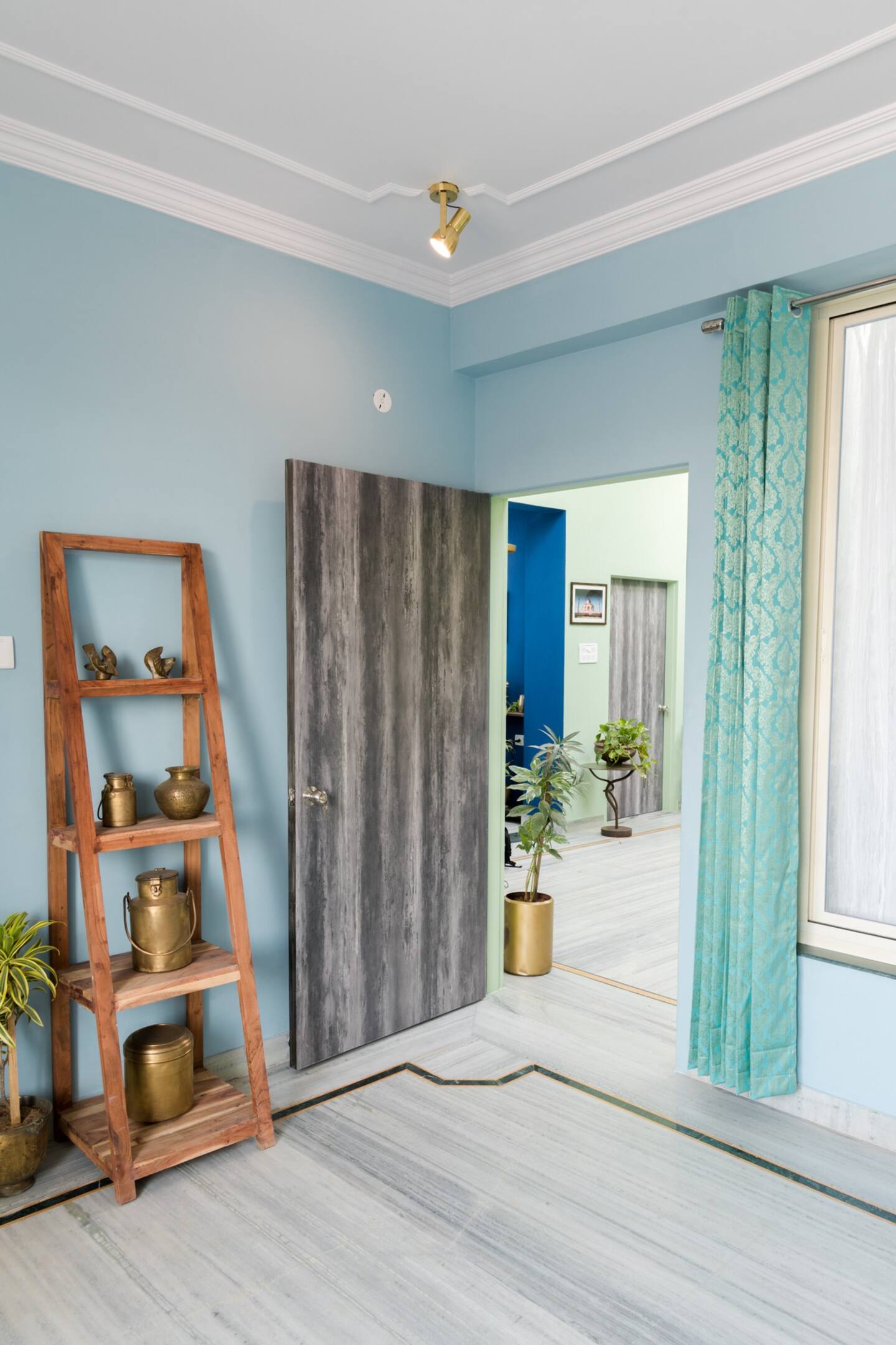 chambre bleue appartement atypique à Jaipur chambre bleue appartement atypique à Jaipur