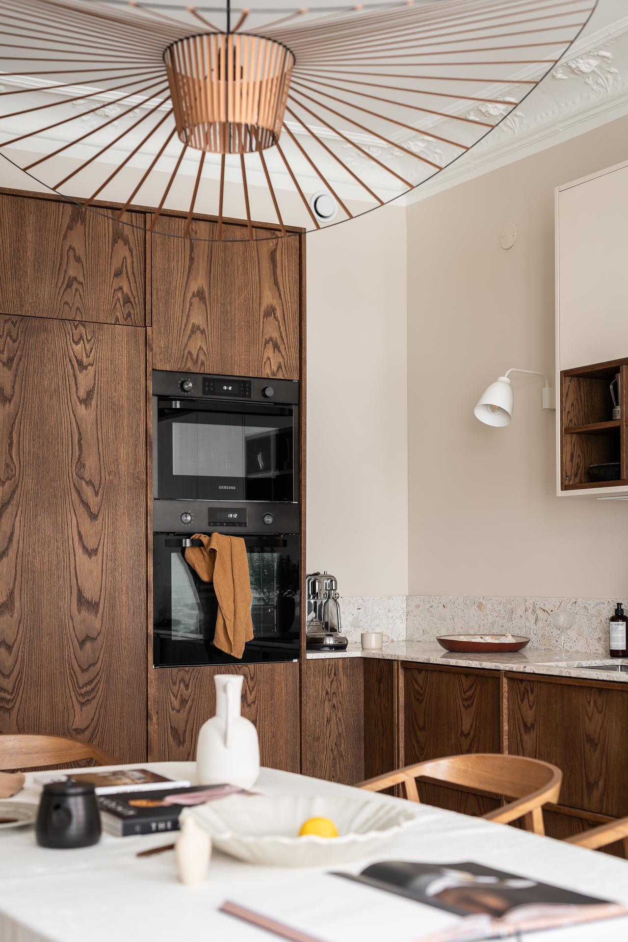 cuisine noyer décoration scandinave
