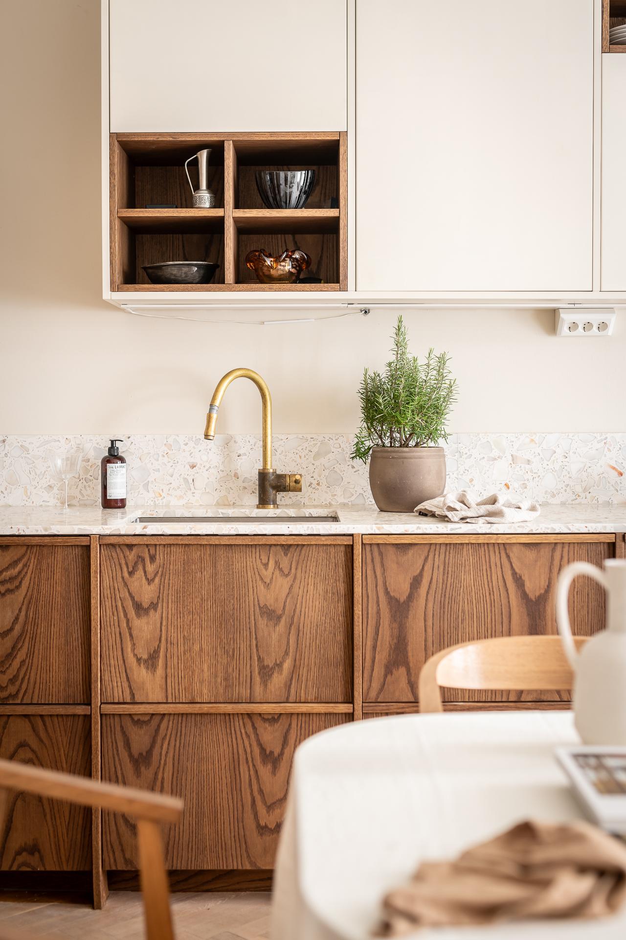 cuisine noyer décoration scandinave