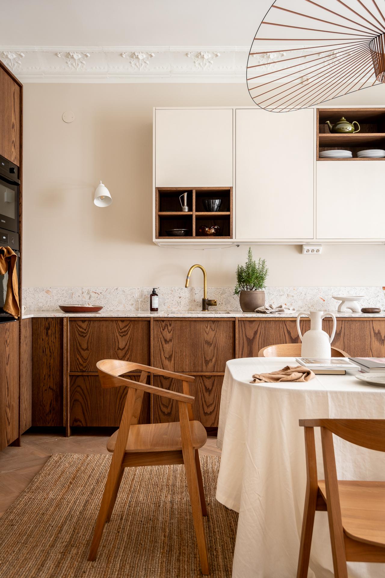 cuisine noyer décoration scandinave