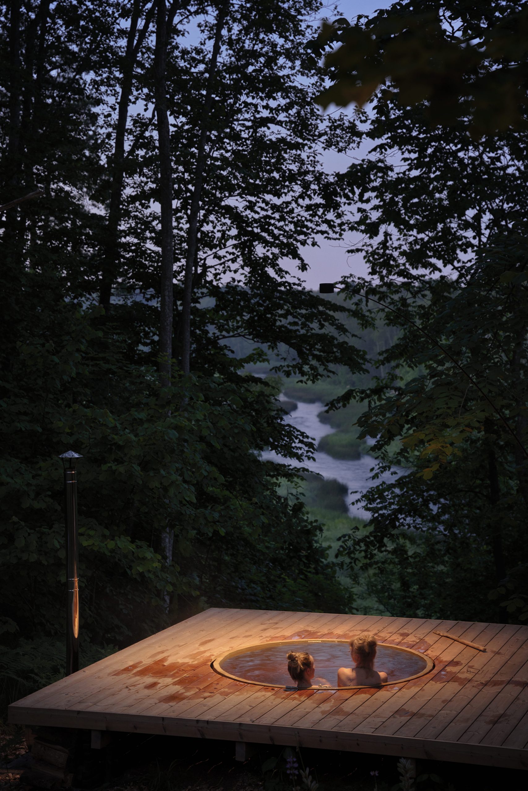 jacuzzi Vipp Salaca River House Lettonie jacuzzi Vipp Salaca River House Lettonie