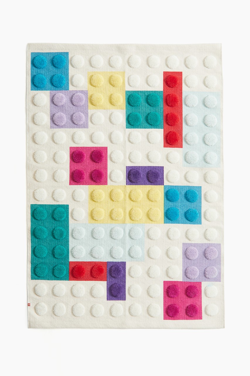 tapis chambre d tapis chambre d'enfant collaboration Lego et H&M Home 2024