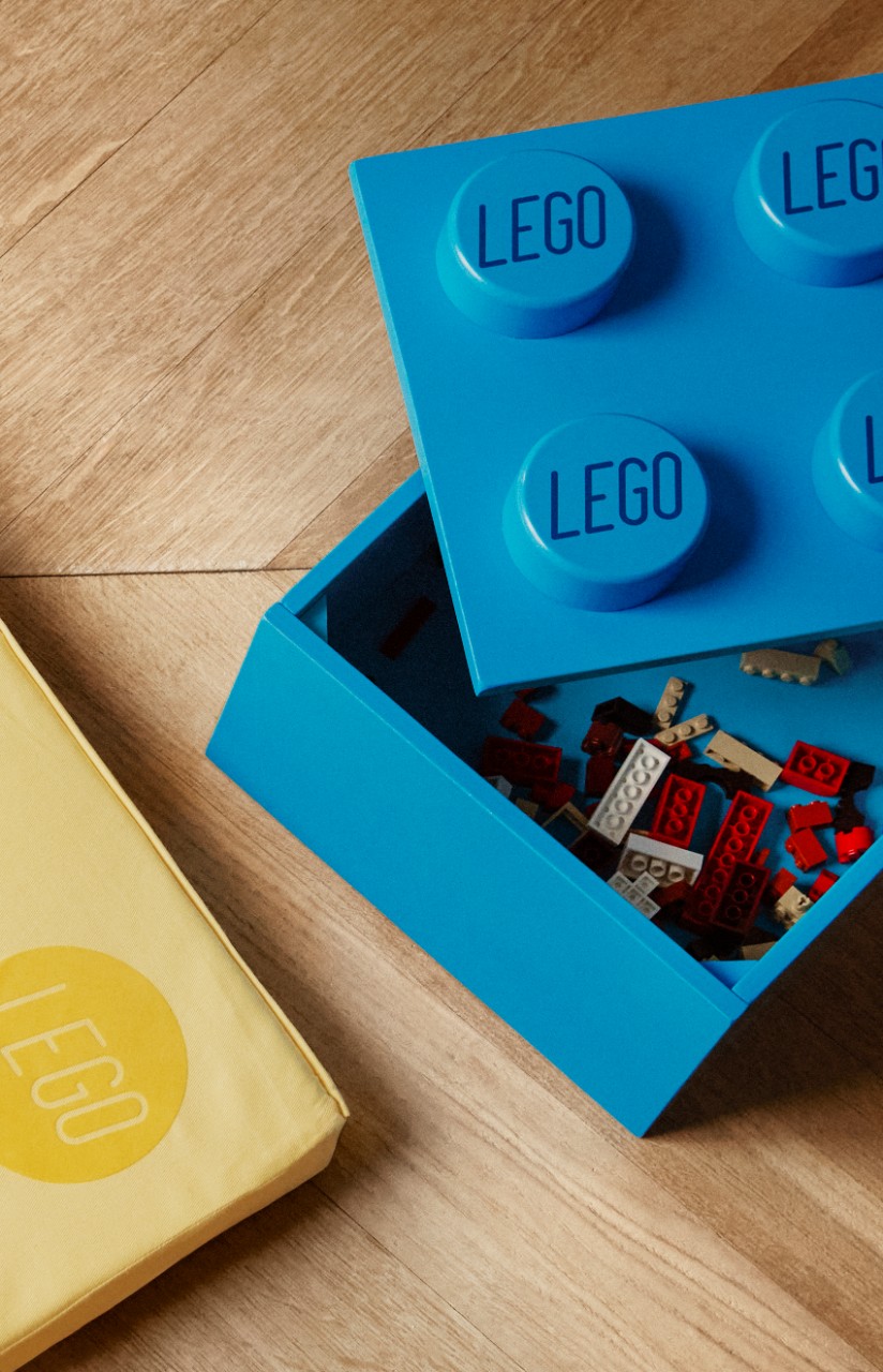 boite chambre d boite chambre d'enfant collaboration Lego et H&M Home 2024