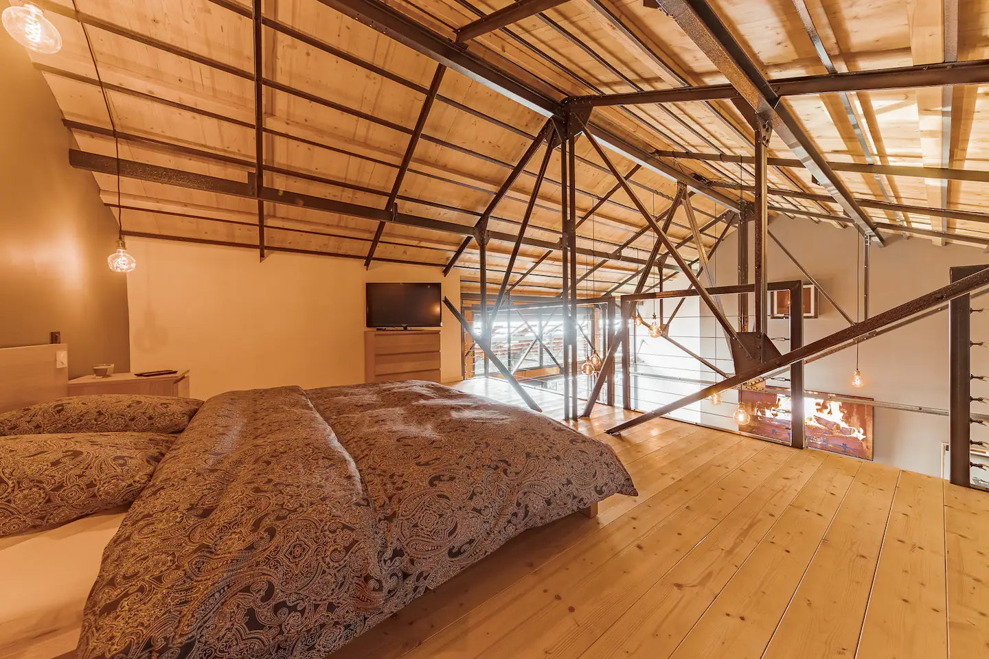 chambre en mezzanine loft