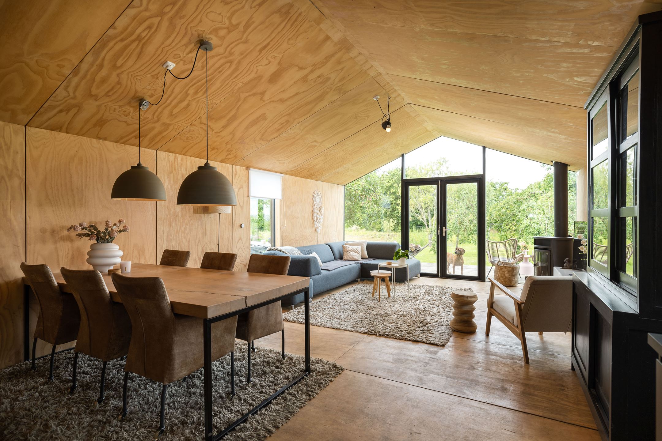 salon pignon vitré maison en bois salon pignon vitré maison en bois