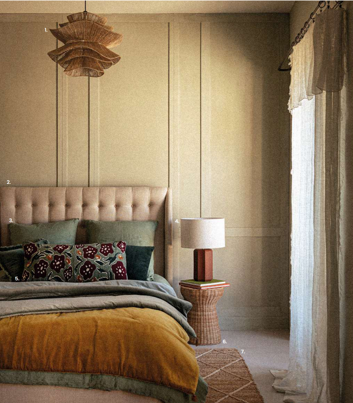 chambre classique Nouveau catalogue Maisons du Monde automne/hiver 2024/2025