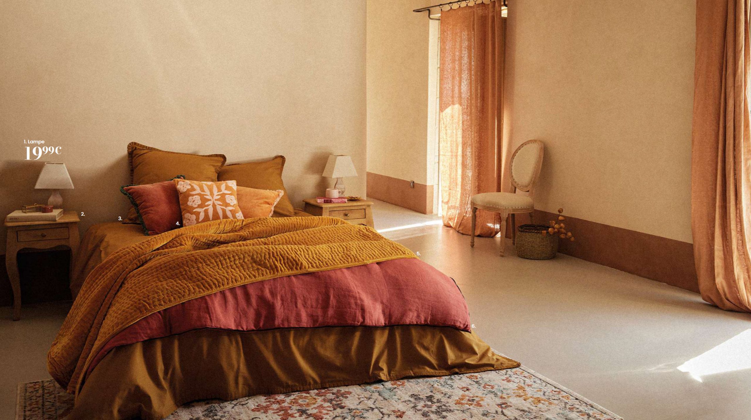 chambre Nouveau catalogue Maisons du Monde automne/hiver 2024/2025