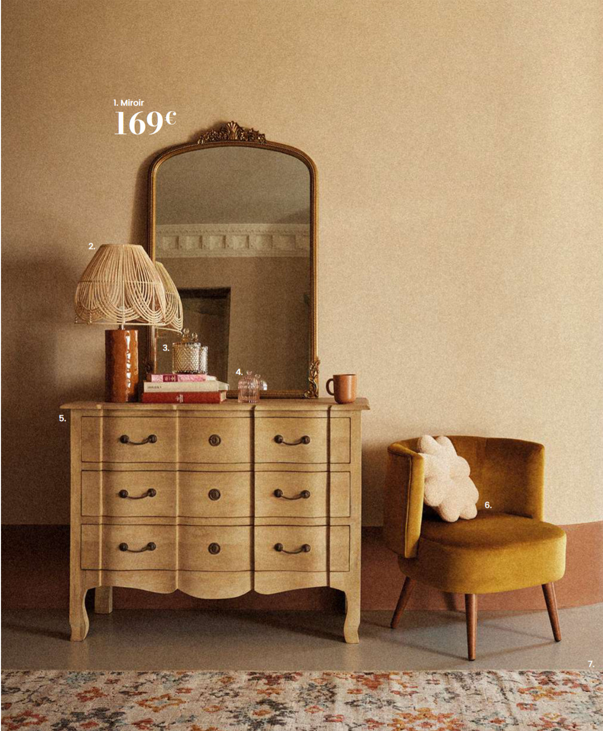 commode baroque Nouveau catalogue Maisons du Monde automne/hiver 2024/2025