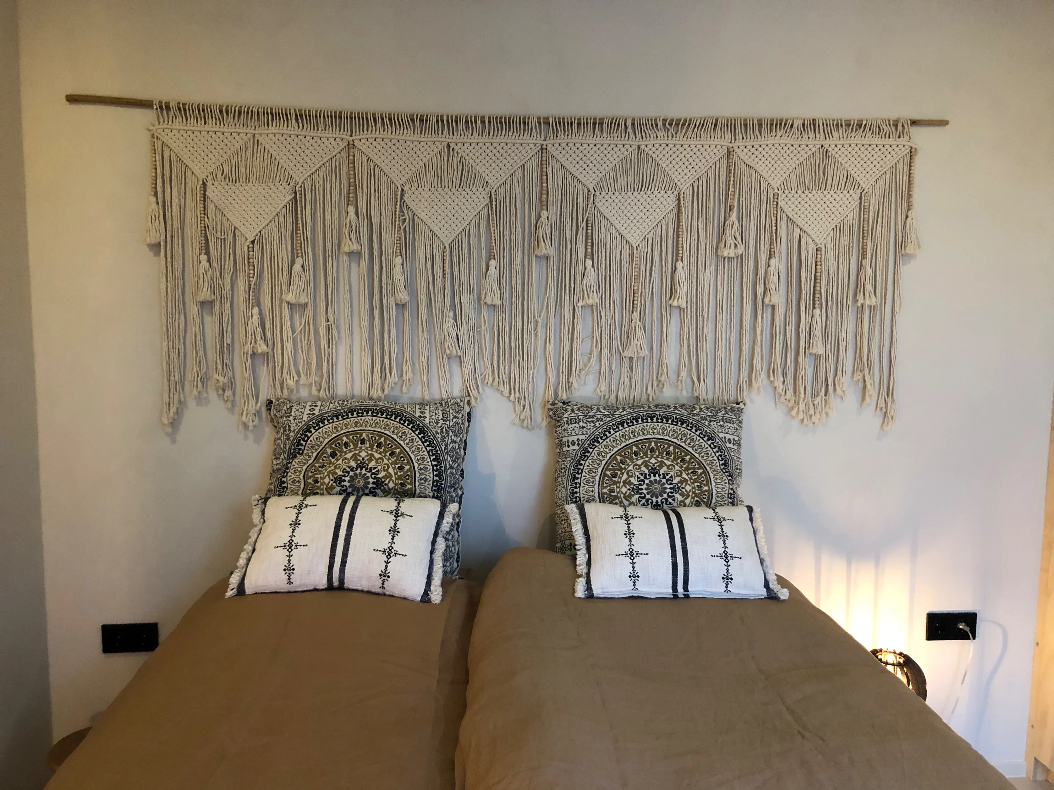 chambre avec décoration murale macramé chambre avec décoration murale macramé