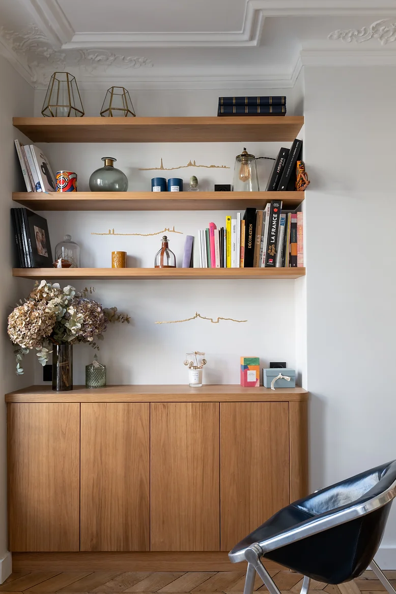 salon appartement Paris 60m2