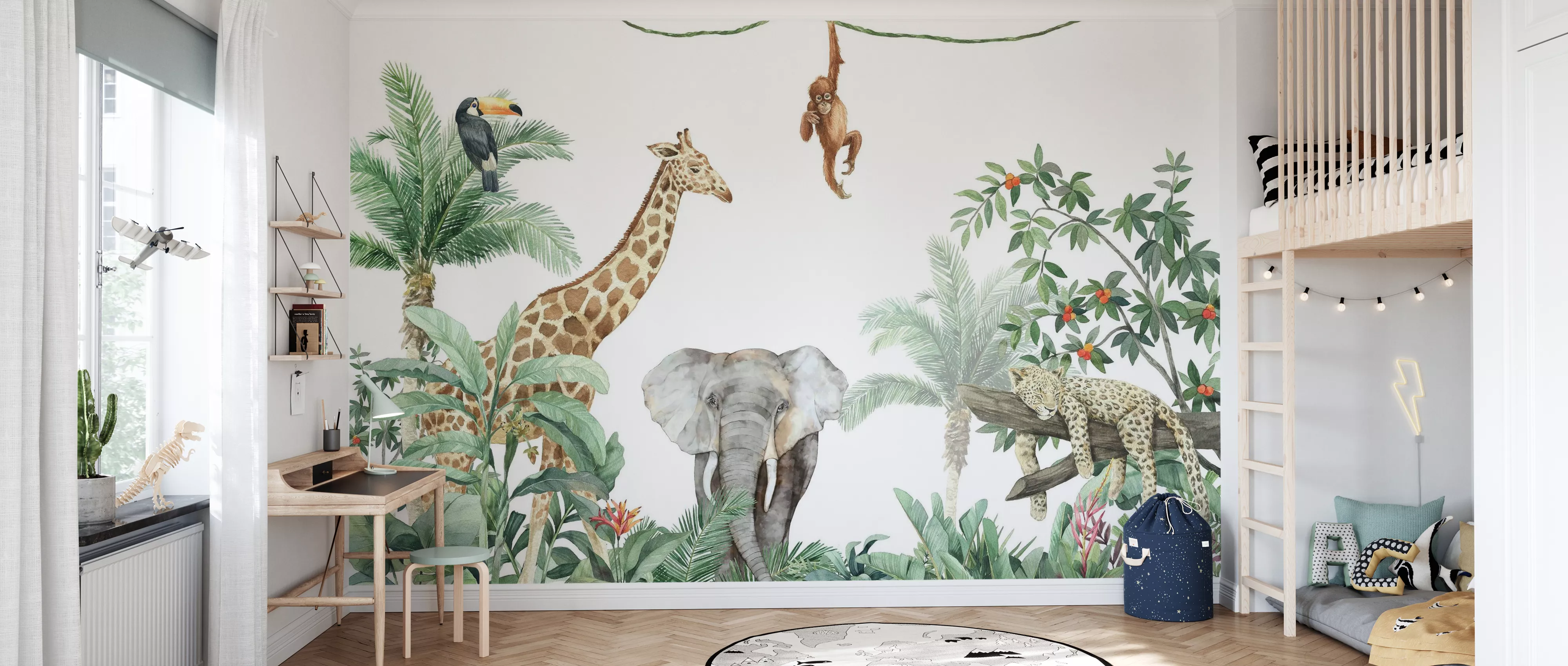 chambre enfant décoration design avec papier-peint panoramique Photowall chambre enfant décoration design avec papier-peint panoramique Photowall
