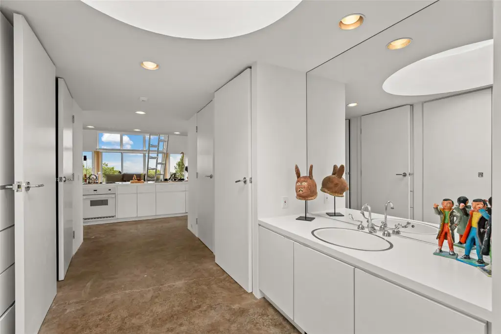 salle de bain blanche design