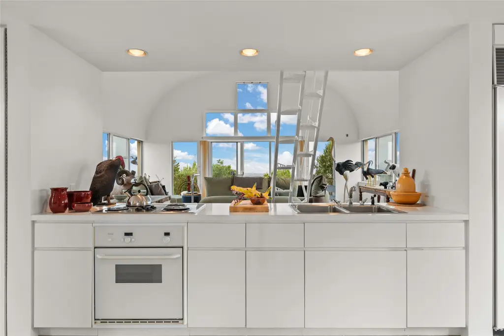 cuisine design blanche maison architecte