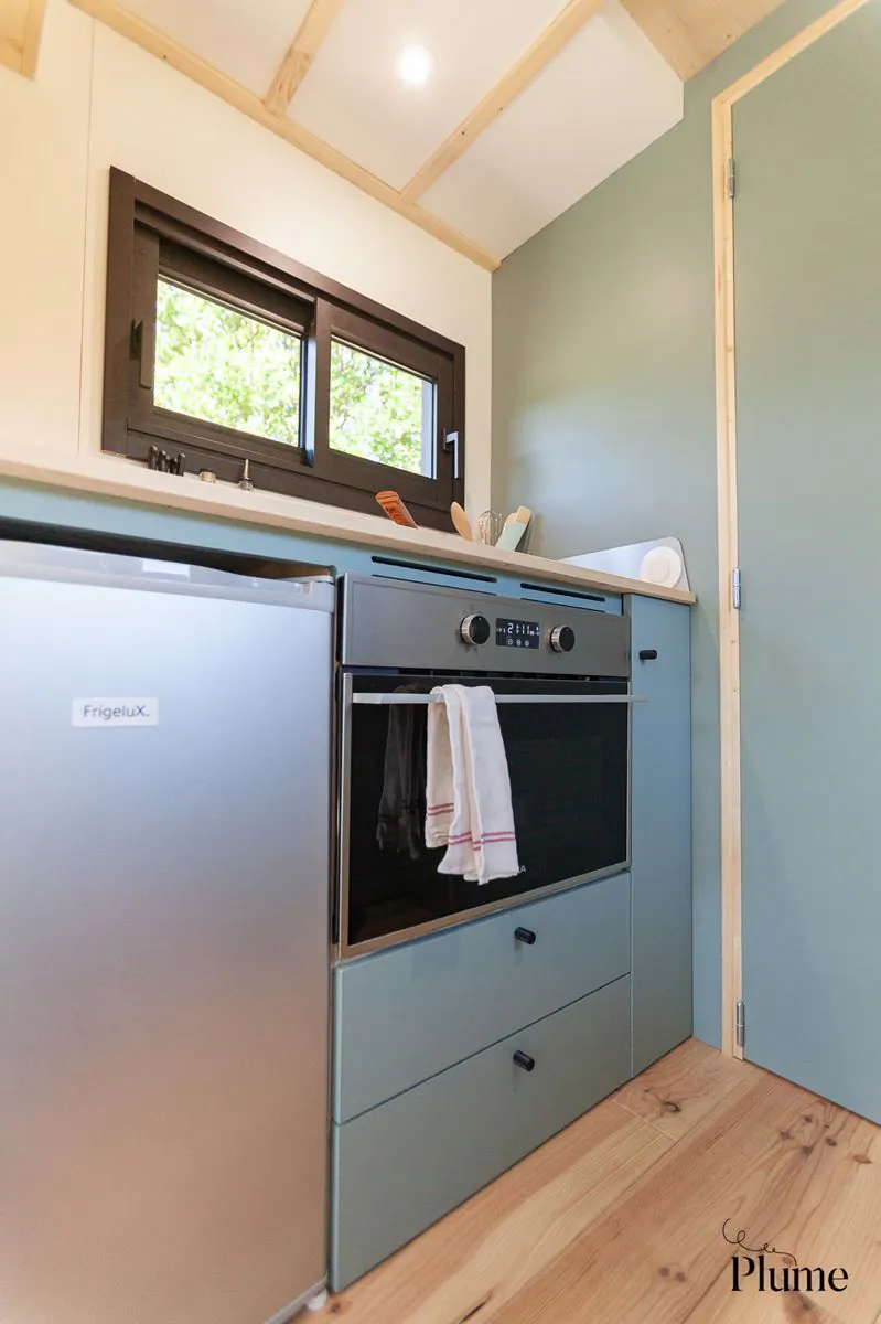 cuisine tiny house française Plume