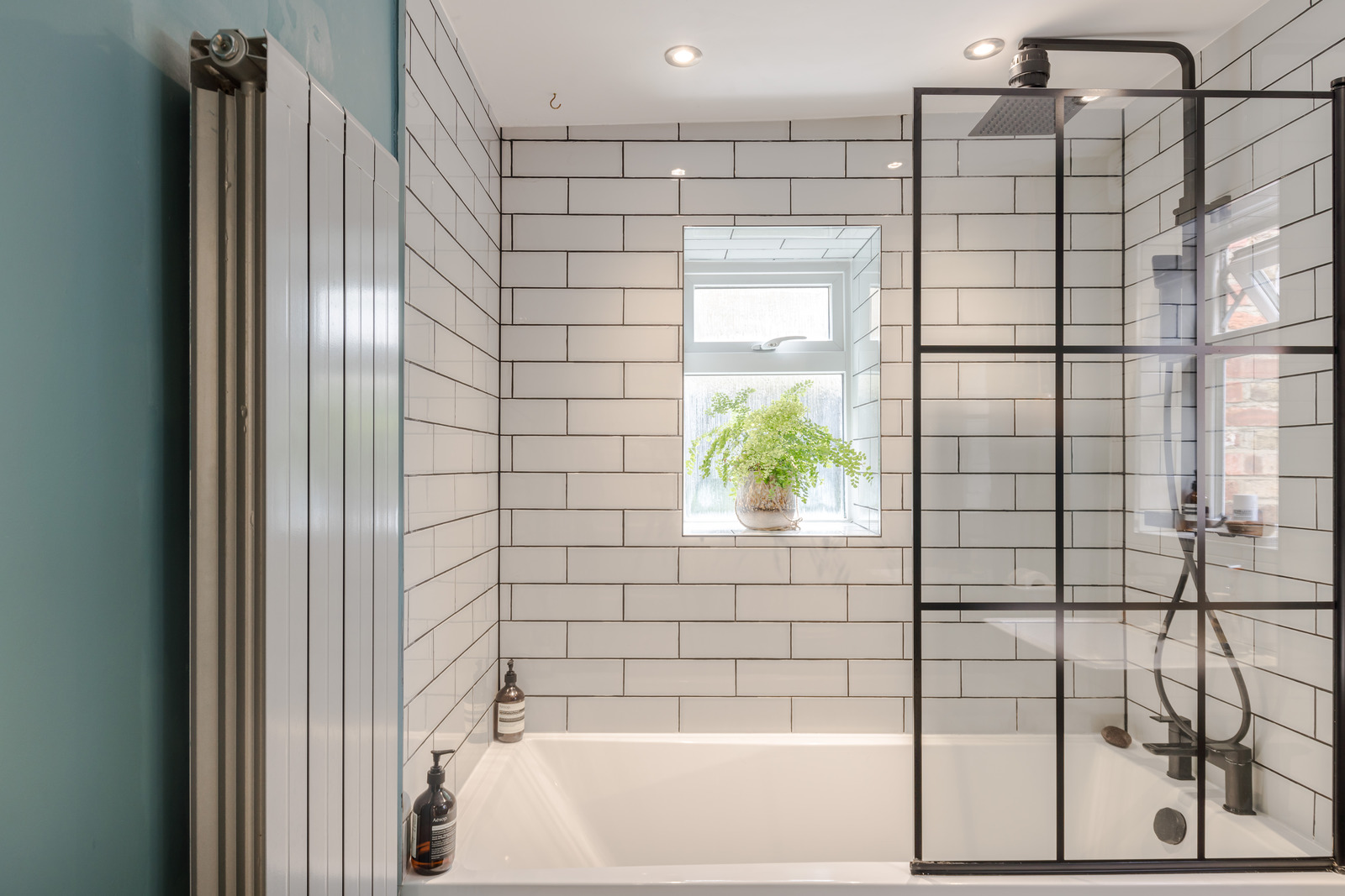 salle de bain blanche et verte salle de bain blanche et verte