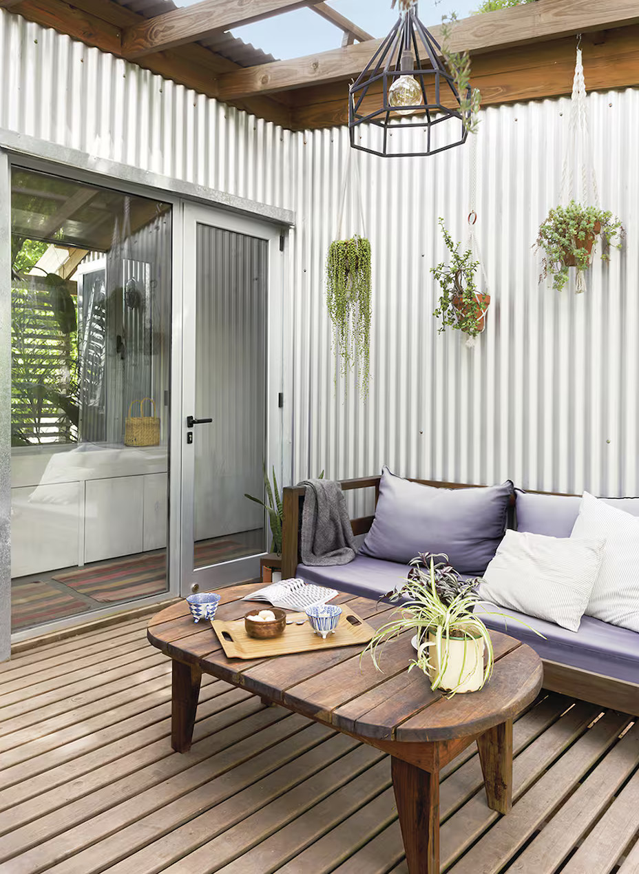 patio maison contemporaine