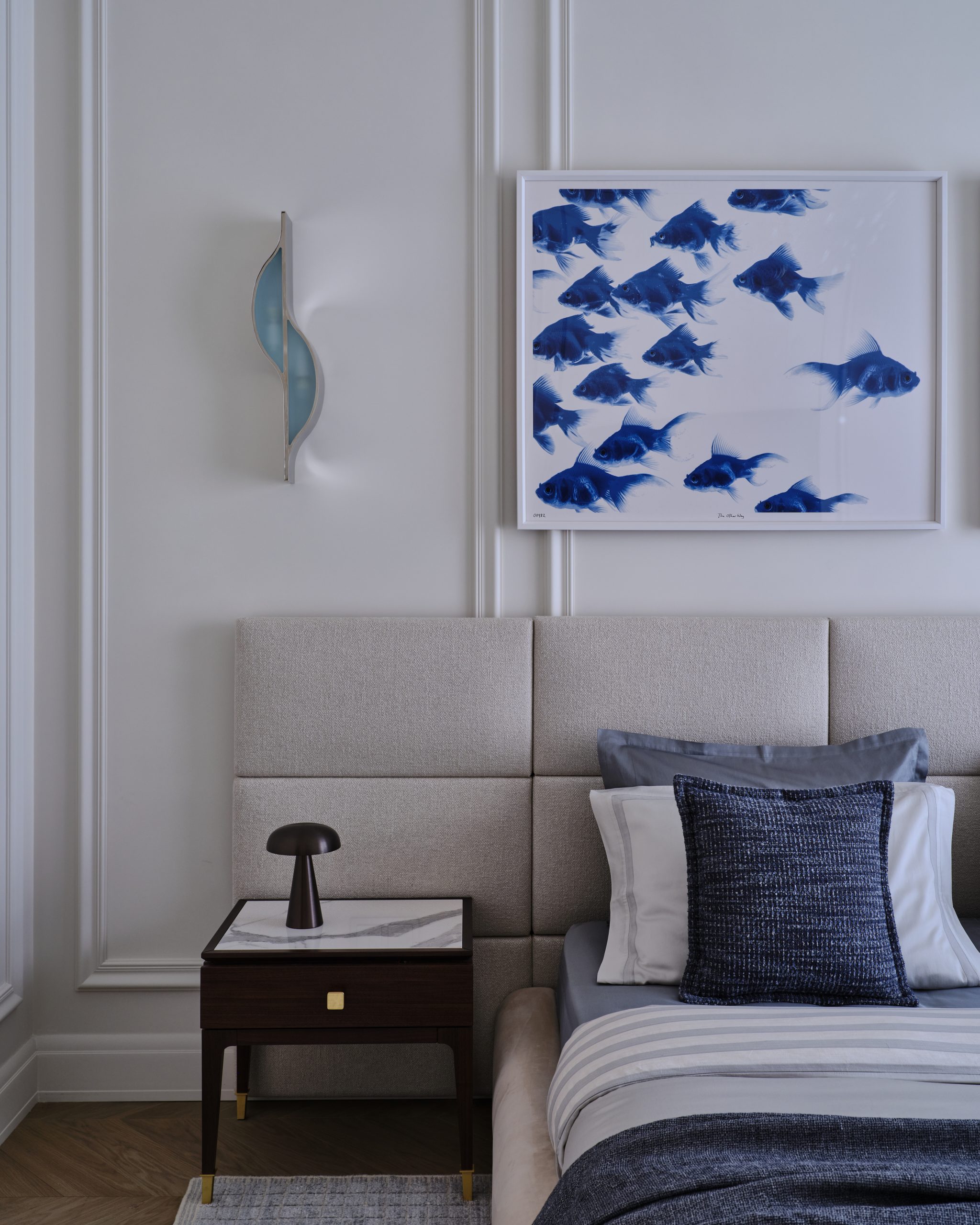 chambre bleue décoration contemporaine chambre bleue décoration contemporaine