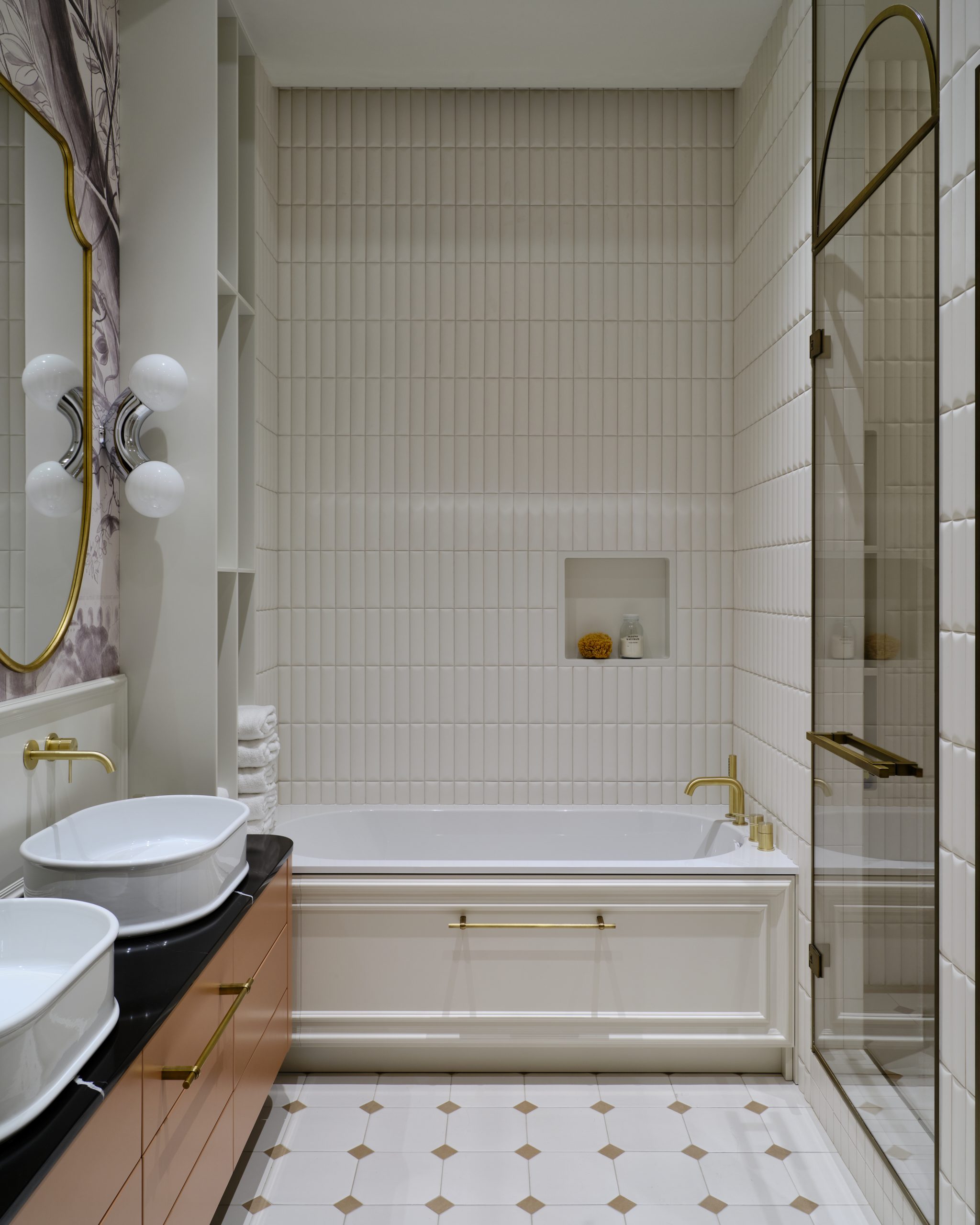 salle de bain double vasque avec baignoire et douche salle de bain double vasque avec baignoire et douche
