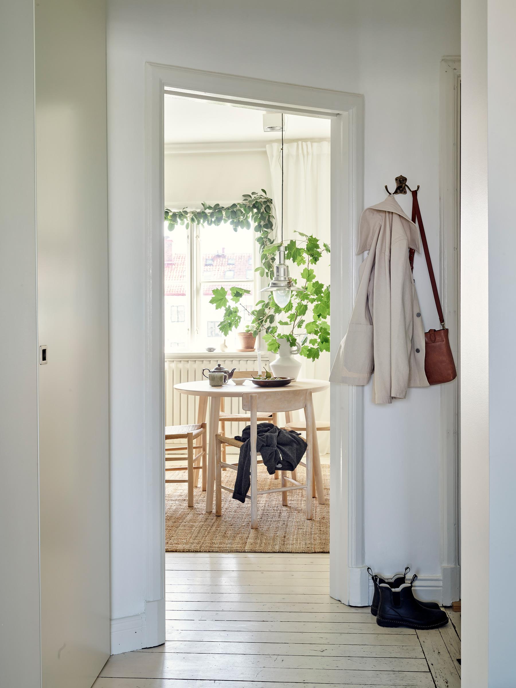 entrée duplex de 60m2 décoration scandinave
