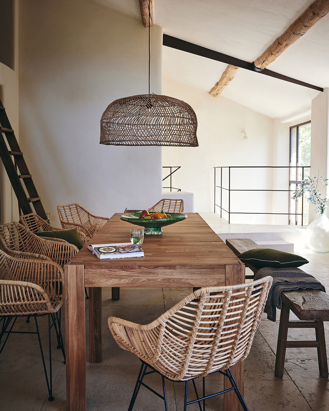 salle à manger décoration naturelle