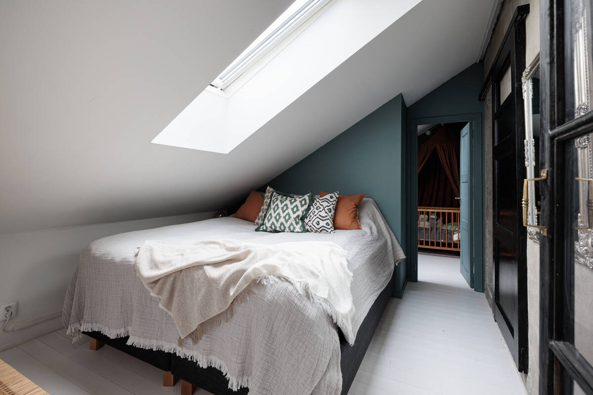 chambre avec verrière décoration contemporaine