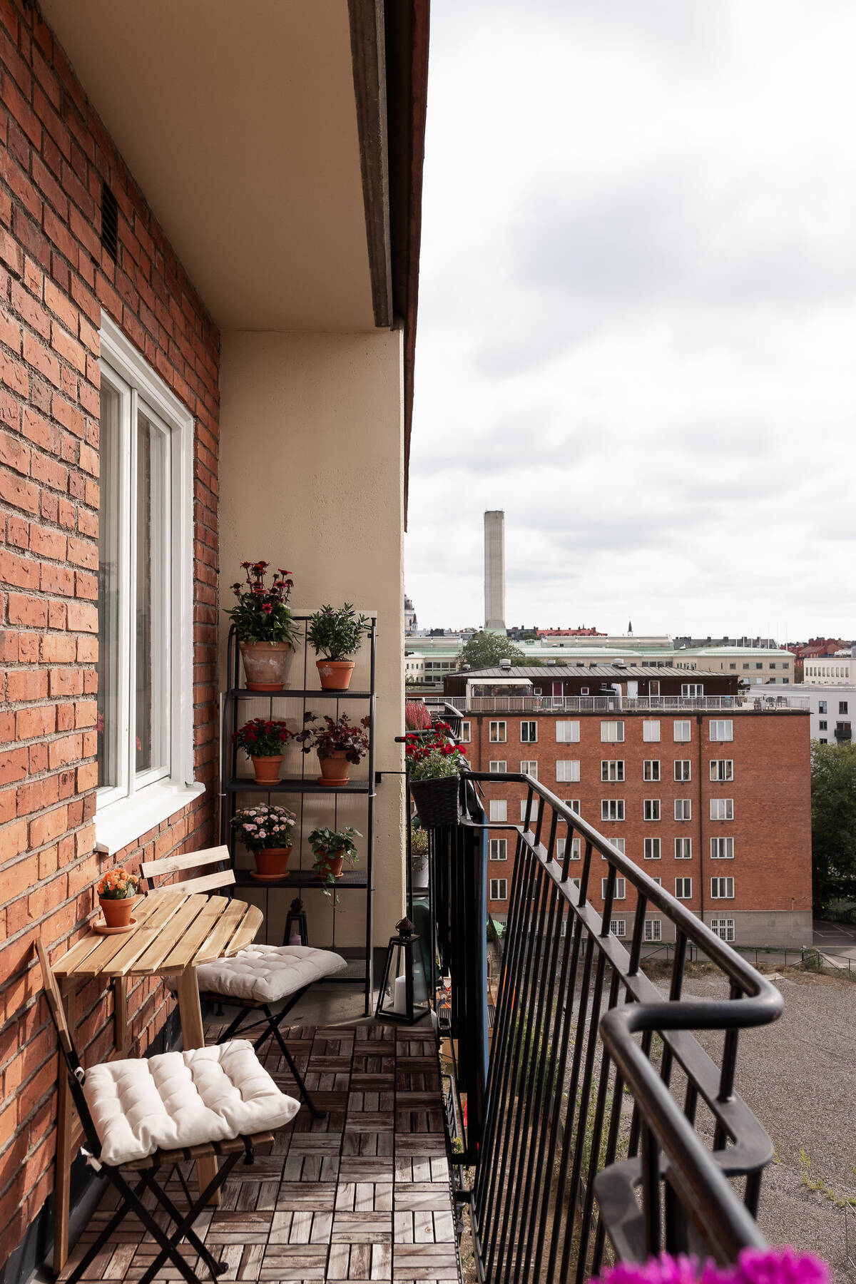 balcon appartement décoration contemporaine