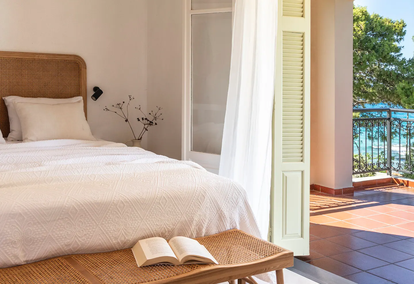 chambre avec terrasse vue mer