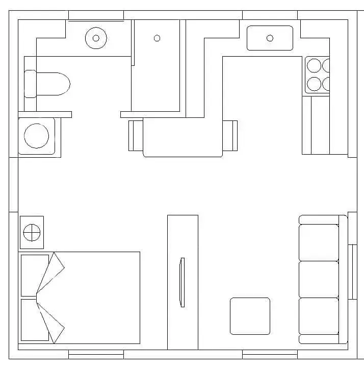 plan petite maison 35m2 La Casita Boxabl plan petite maison 35m2 La Casita Boxabl
