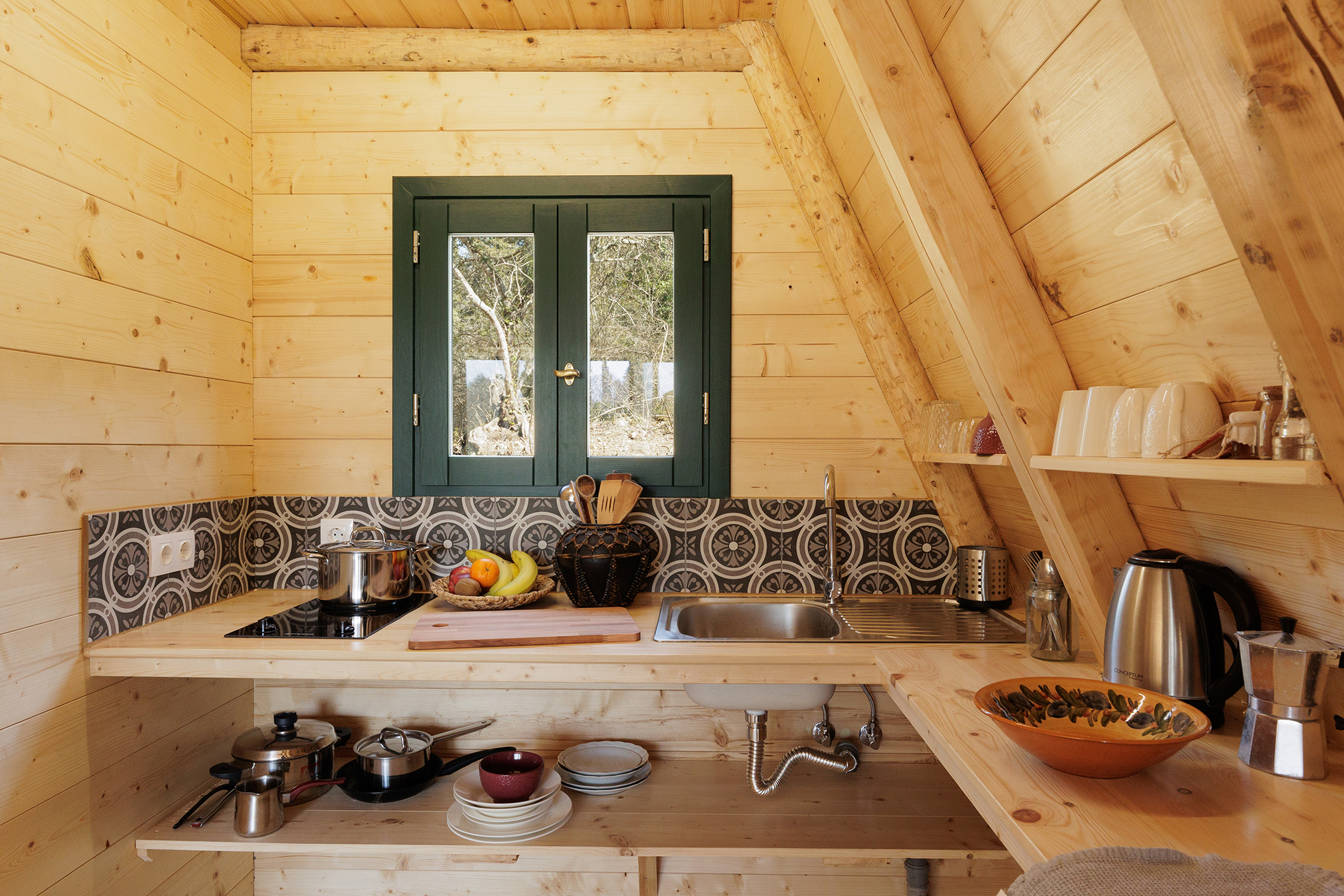 cuisine petite maison A-Frame 50m2 cuisine petite maison A-Frame 50m2