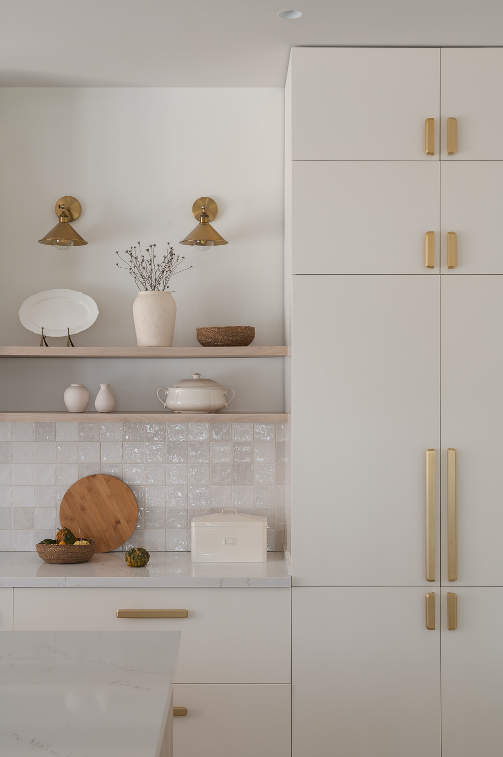 cuisine design blanche maison contemporaine