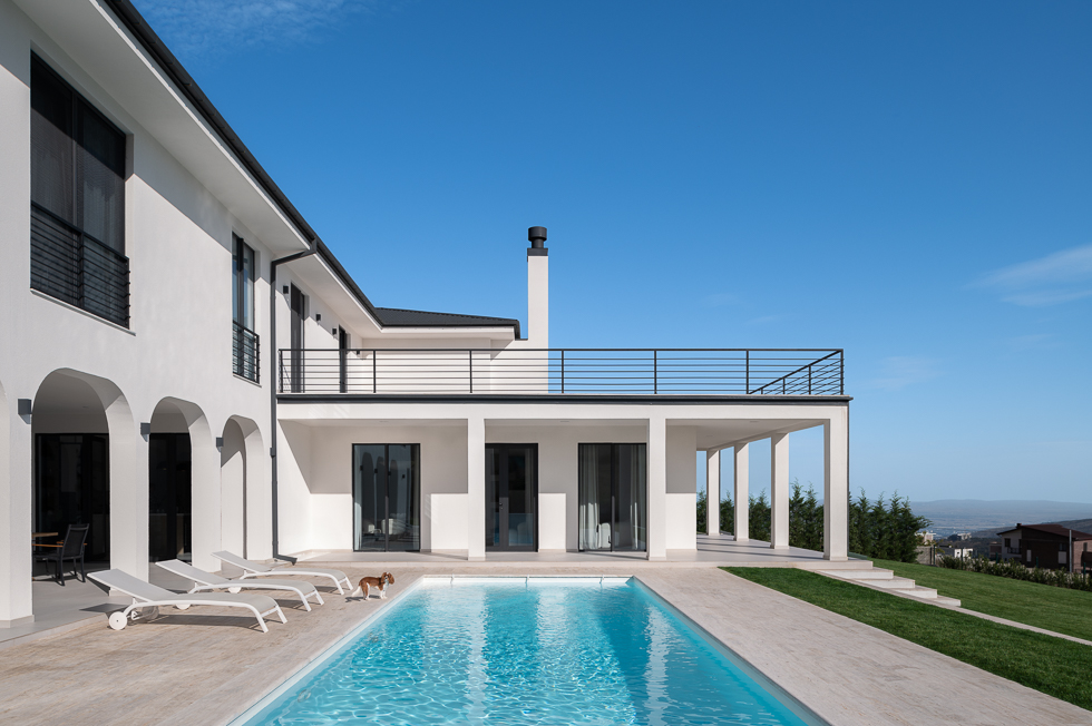 terrasse avec piscine
