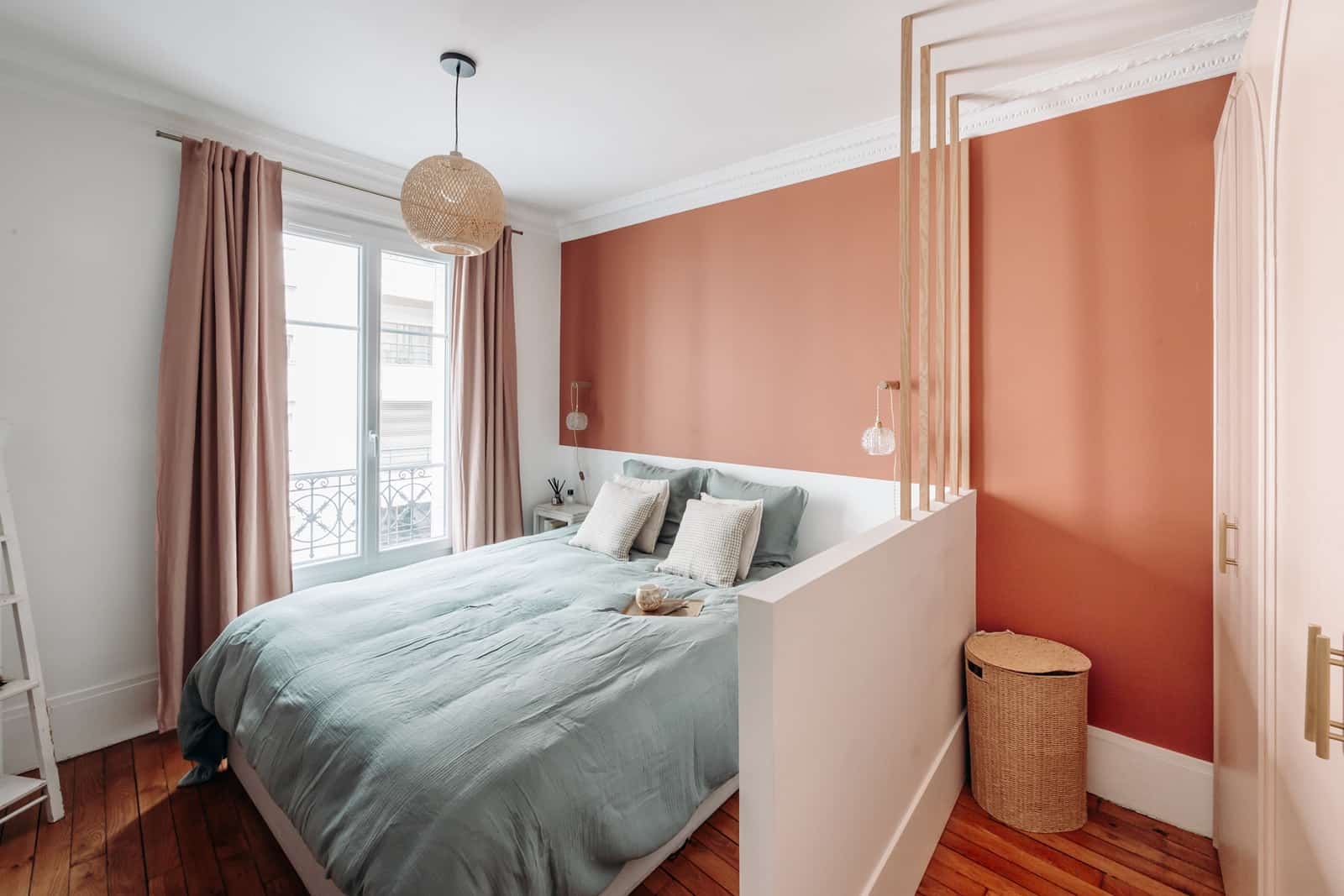 chambre terracotta appartement 44m2 Paris photo Aurélie Deglane – Wonderland Photographie pour Happy Pog chambre terracotta appartement 44m2 Paris photo Aurélie Deglane – Wonderland Photographie pour Happy Pog