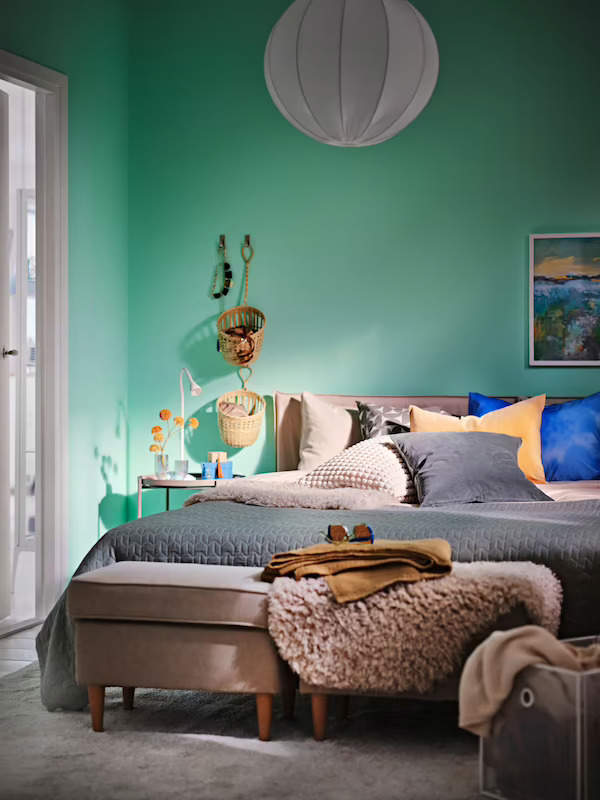 chambre mur vert chambre mur vert