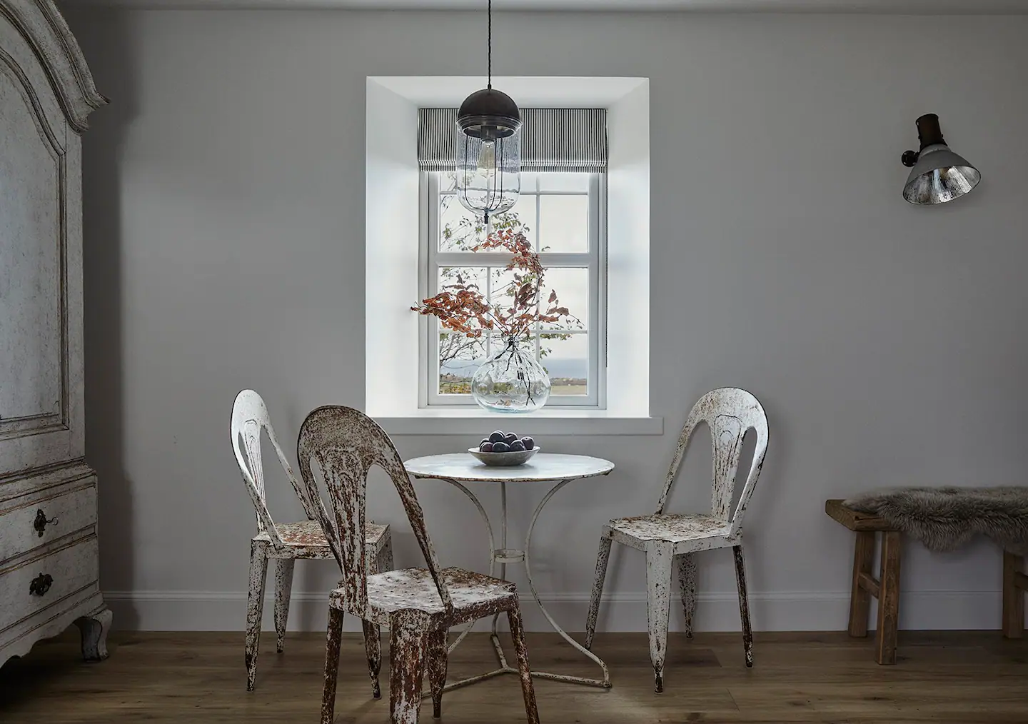 salle à manger décoration rustique chic maison rénovée