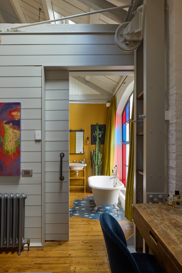 chambre avec salle de bain rétro chambre avec salle de bain rétro