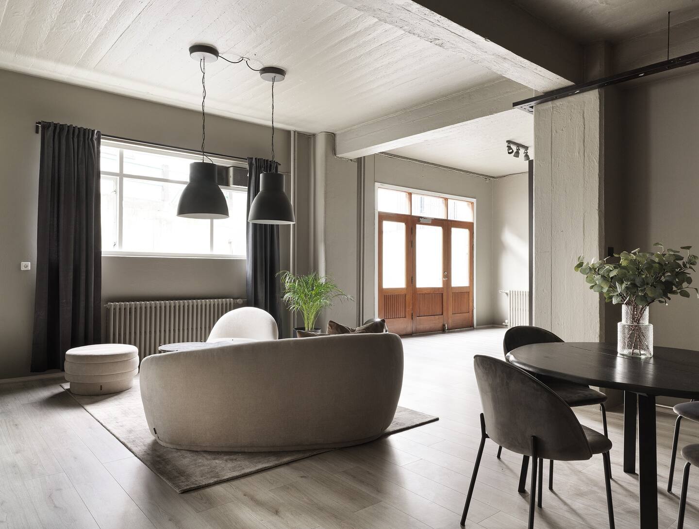 salon gris décoration design