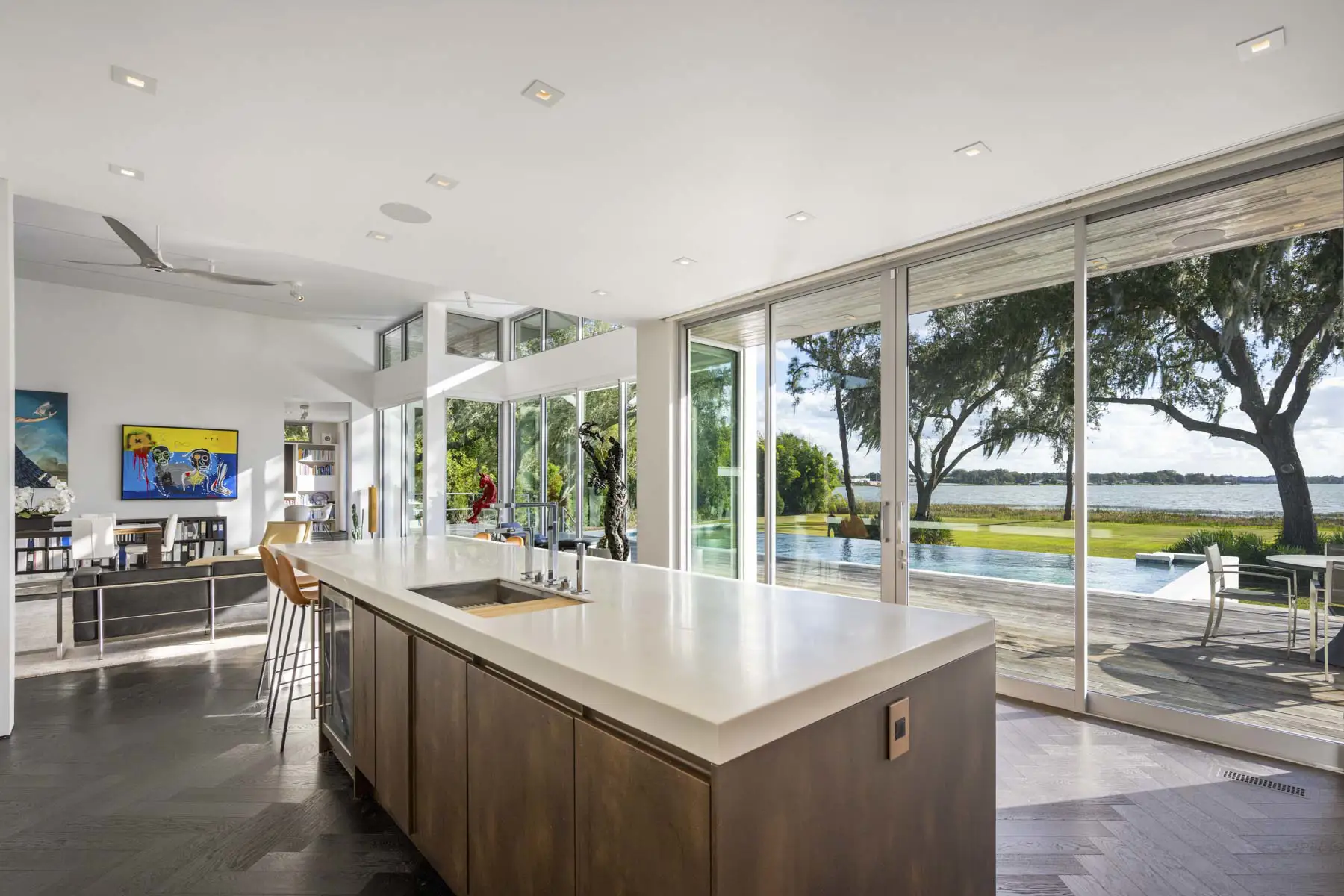 cuisine ouverte maison contemporaine