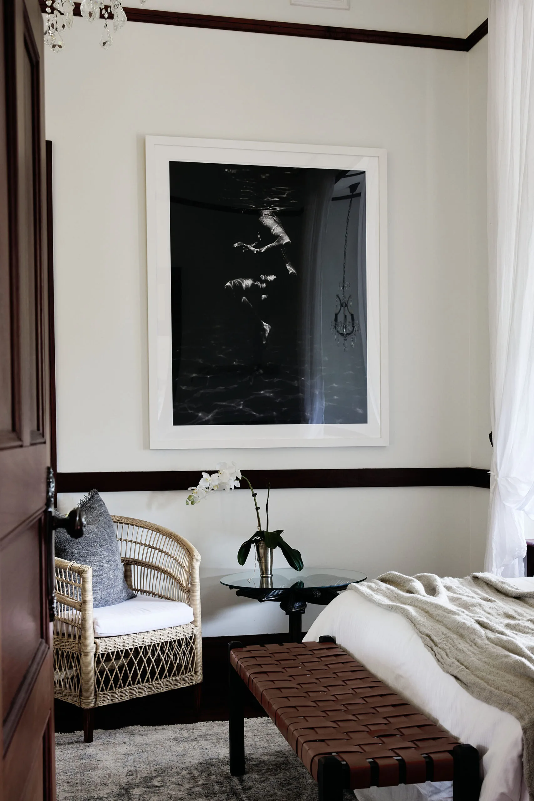 chambre décoration rustique chic Hinterland House Australie chambre décoration rustique chic Hinterland House Australie