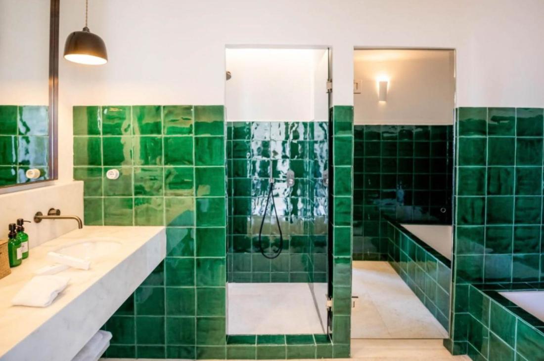 salle de bain carrelage vert salle de bain carrelage vert