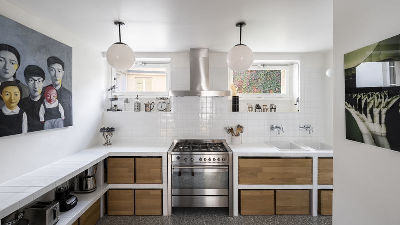 cuisine appartement de 90m2 dans le centre de Paris par Bérénice Curt Architecture