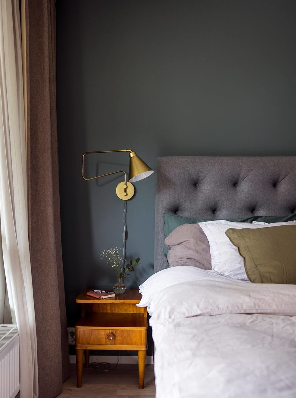 chambre appartement décoration contemporaine et scandinave