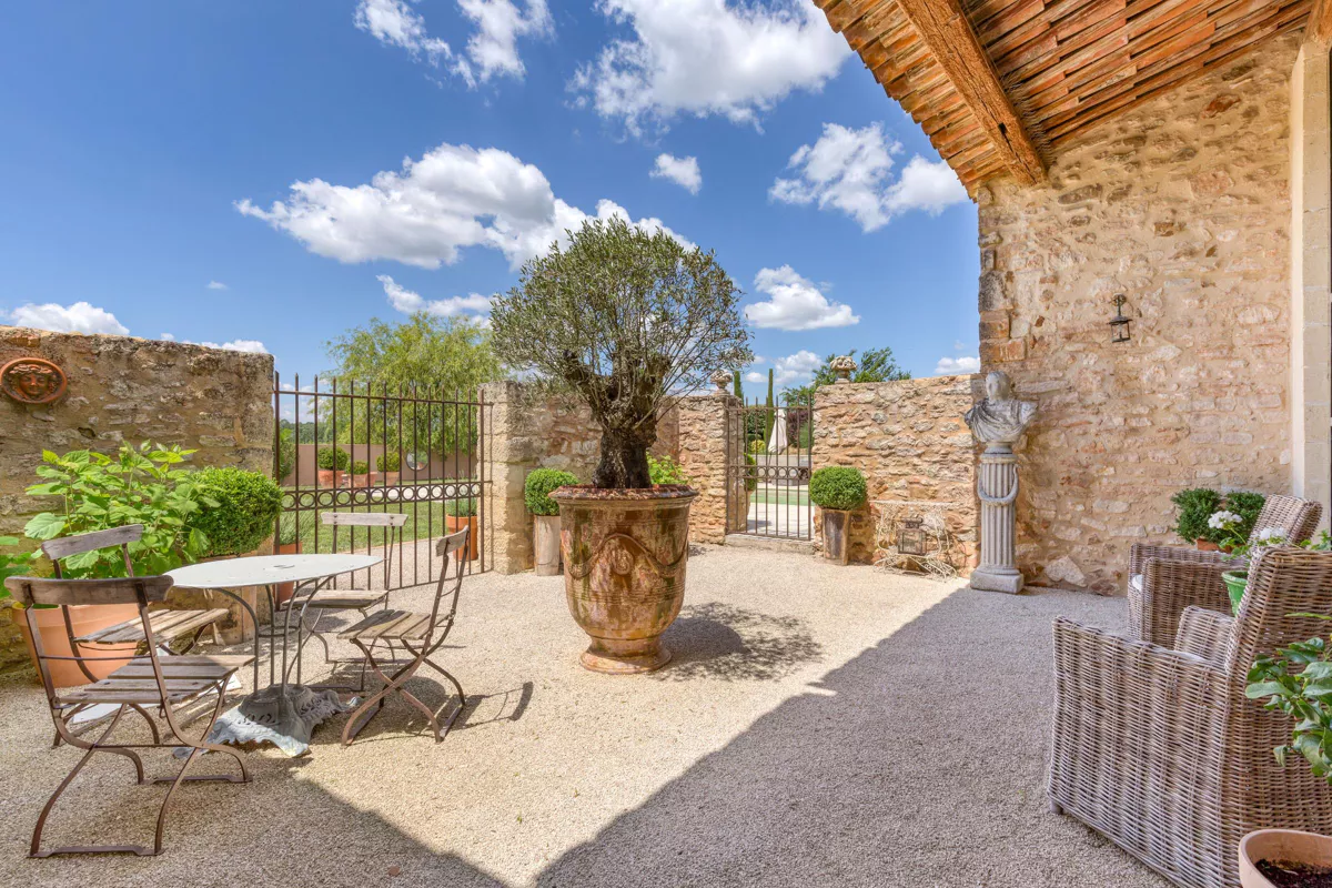 terrasse gravillons