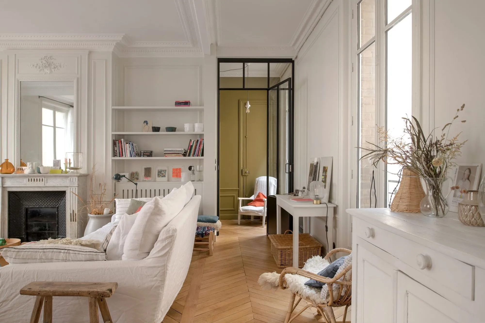salon appartement Paris décoration contemporaine salon appartement Paris décoration contemporaine