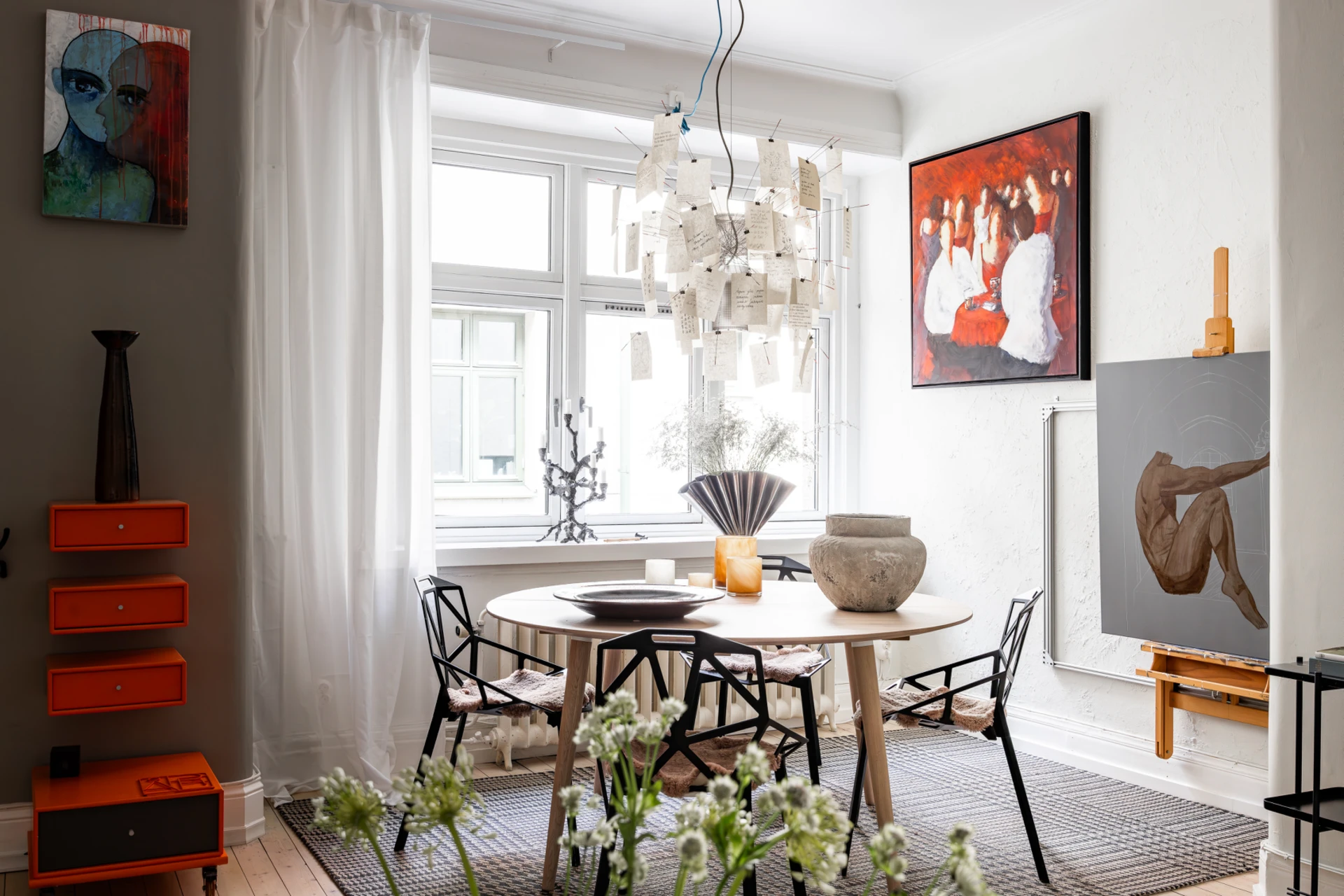 salle à manger décoration contemporaine