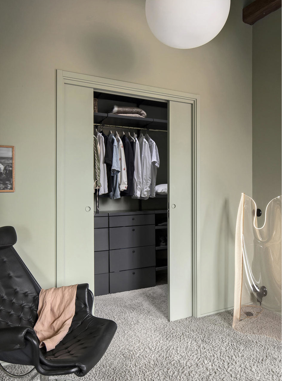 chambre avec dressing décoration contemporaine appartement 66m2 avec terrasse 