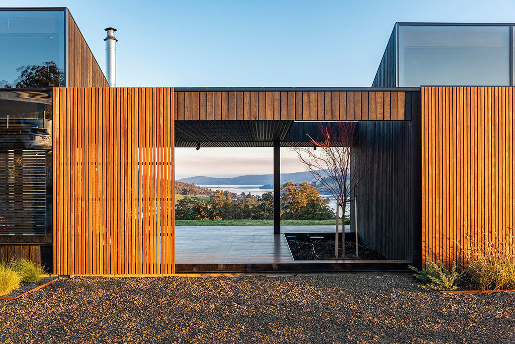 maison contemporaine en bois